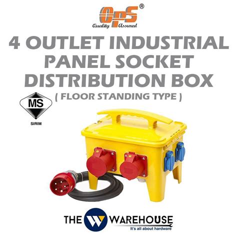 distribution box price malaysia|OPS 4 Outlet Industrial Panel Socket Distribution Box.